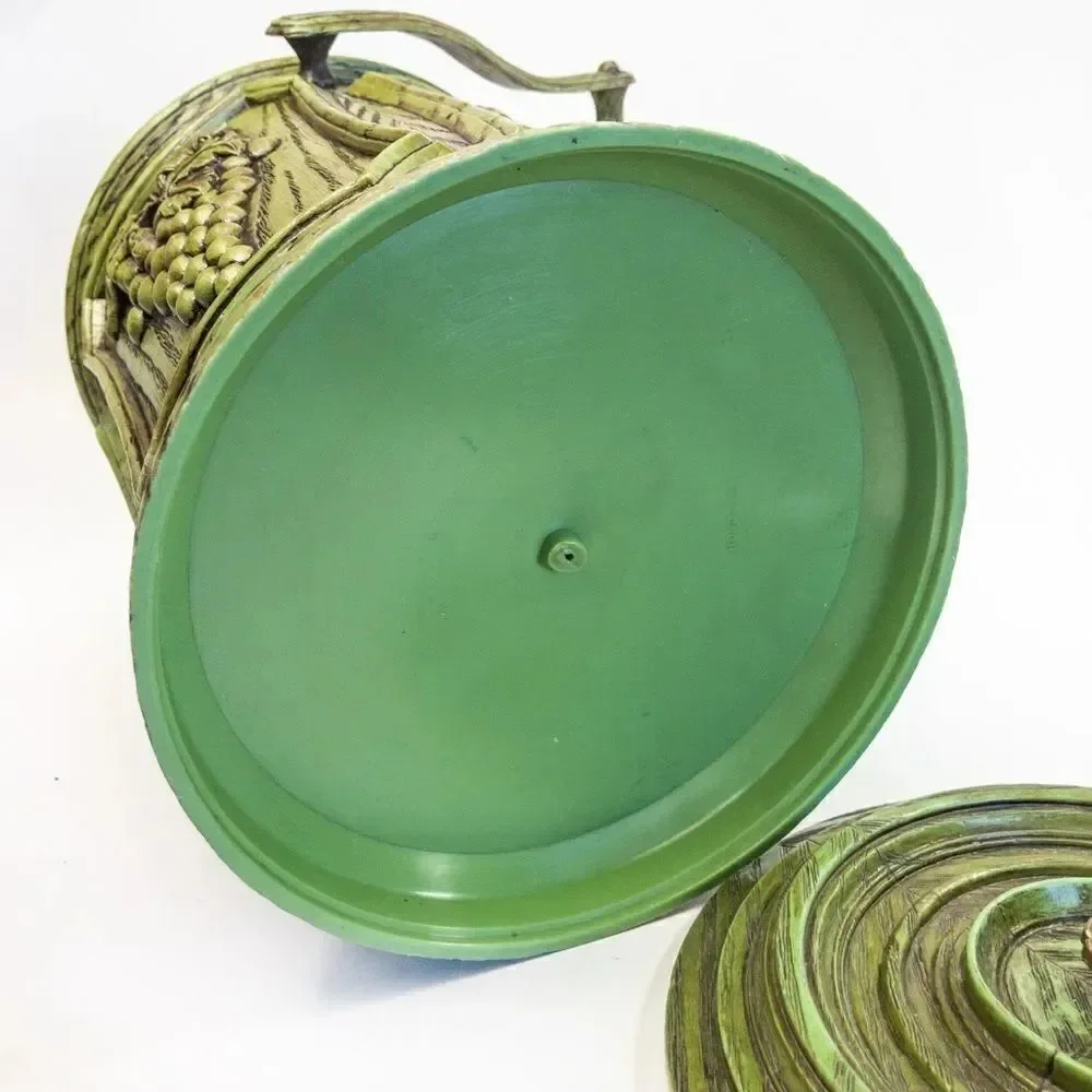 Vintage Chinoiserie Plastic Ice Bucket